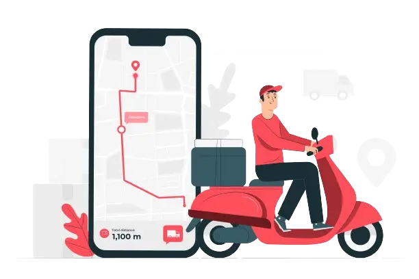 food delivery website design